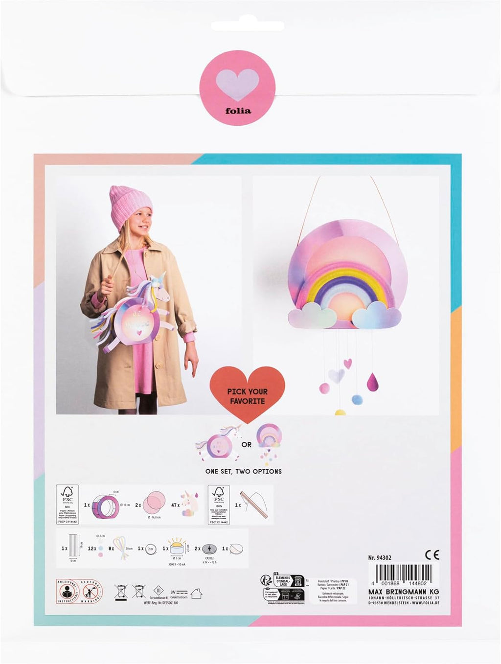 DIY Lantern Sweet Rainbow