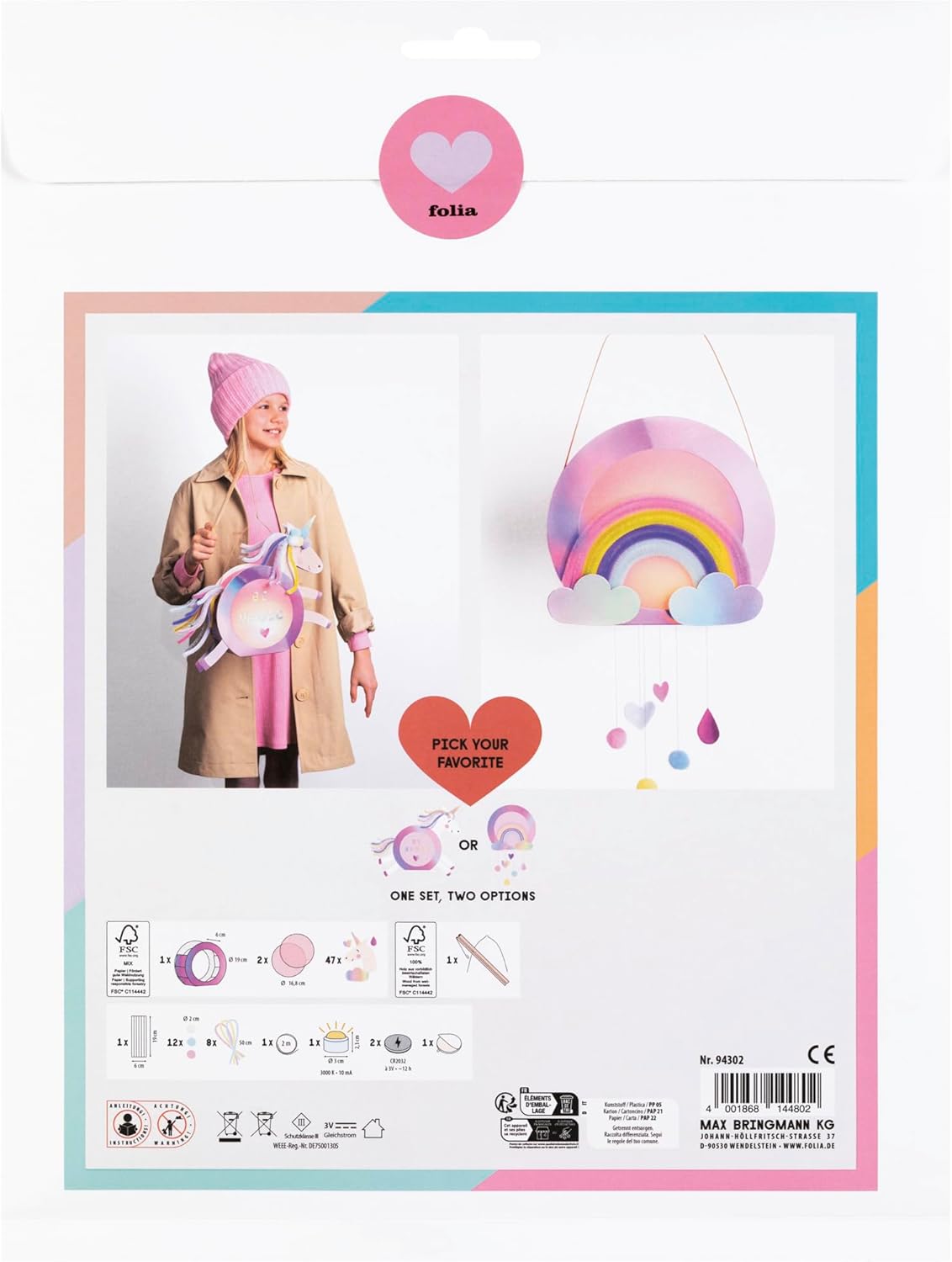 DIY Lantern Sweet Rainbow