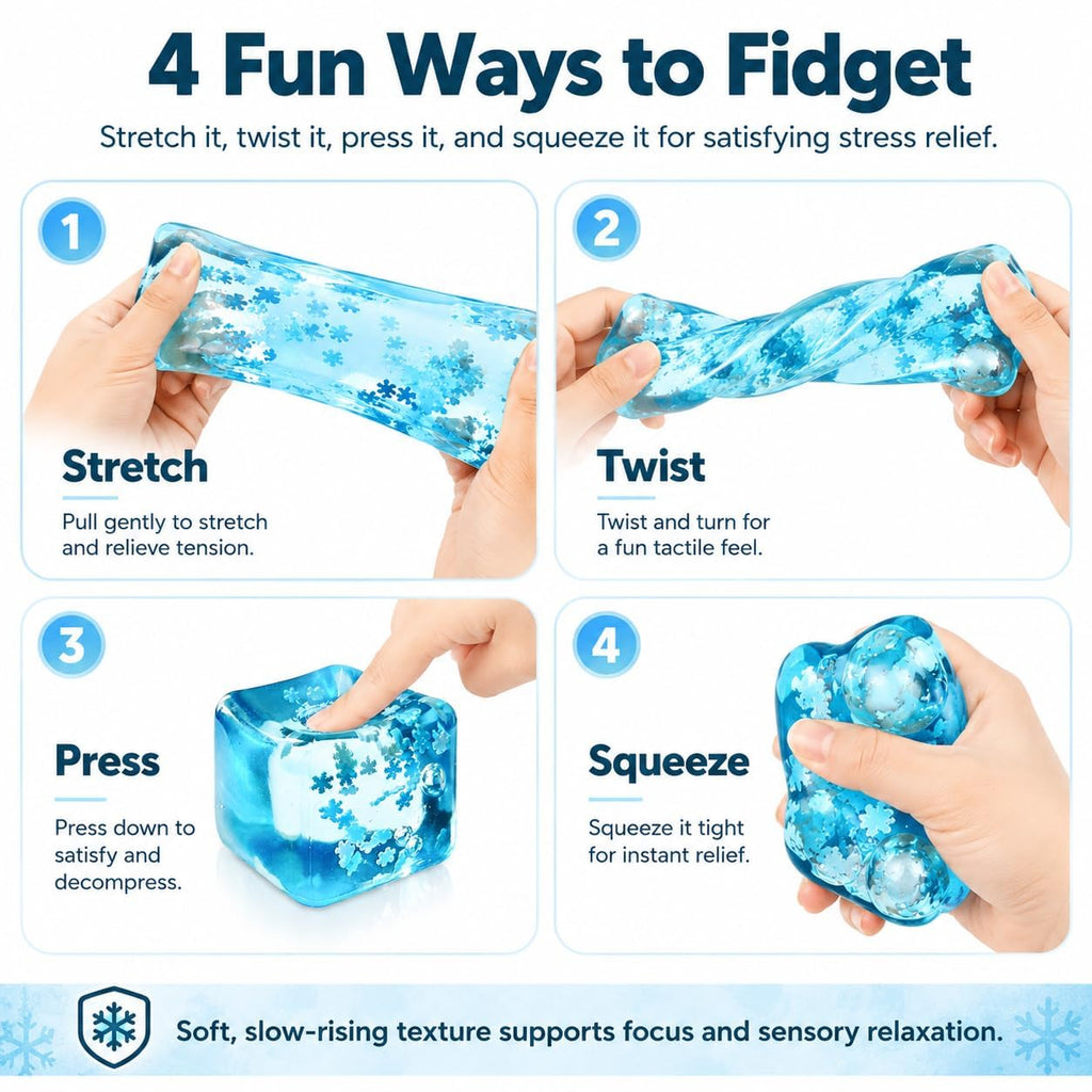 Squishy Snowflake Cube