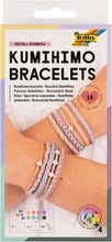 Kumihimo Bracelets Kit Pastel Rainbow