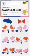 Wiggle eyes Hearts, Size S