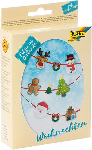 Felt-Sewing-Set garland Christmas