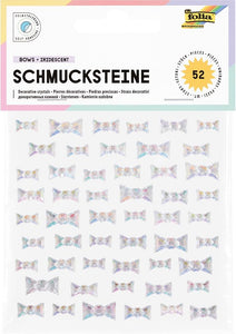 Decorative crystals Bows Iridescent