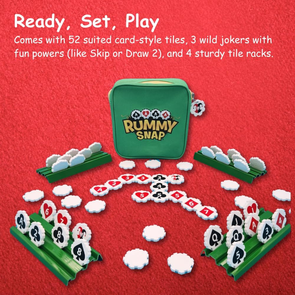 Rummy Snap Zipper Pouch