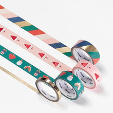 Washi-Tape 4er-Set Hotfoil Merry Jingling