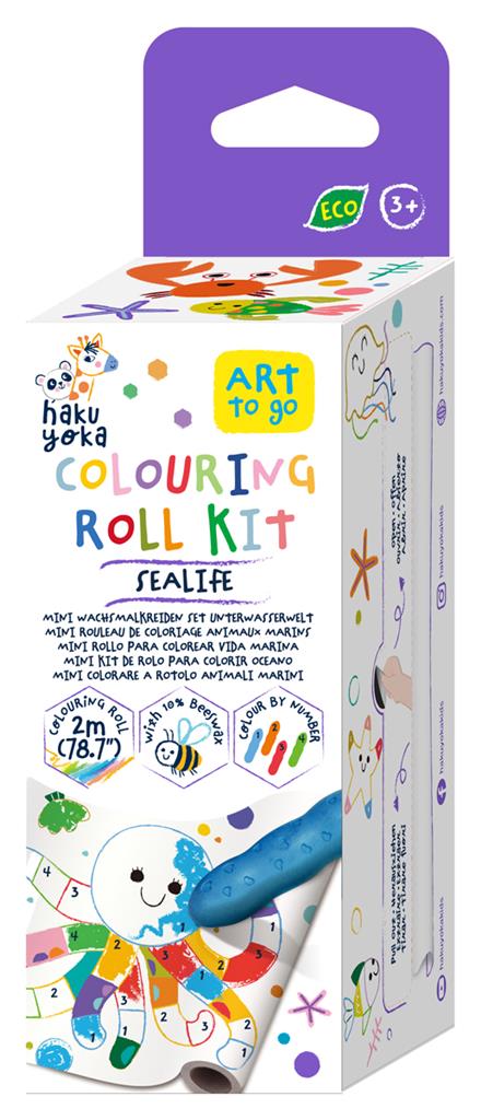 Colouring Roll Kit- Sealife