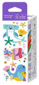 Colouring Roll Kit- Sealife