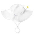 UPF50+ Eco Brim Hat-White-2T-4T