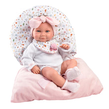 Muñeco Llorens articulado 40 cm - Recién Nacidos muy suaves - Bebé Tina con Saquito Rosa