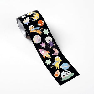 Sticker roll Space Safari