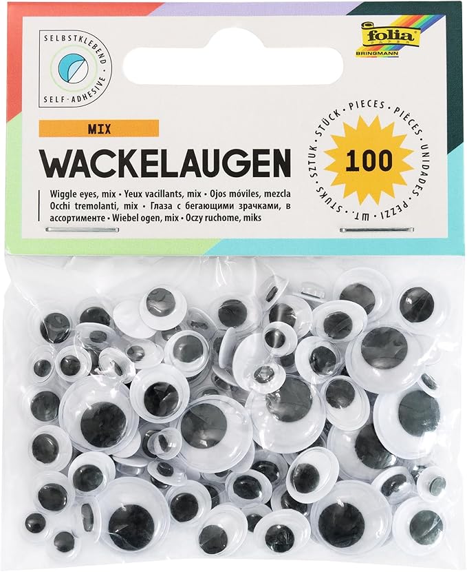 Wiggly Eyes Self-Adhesive