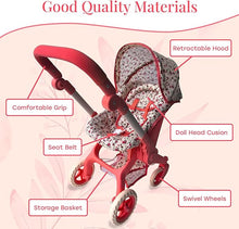 Baby Doll Car Seat and Stroller Combo - Floral