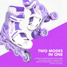 Neon Combo Skates Purple US Big Kid 3-6