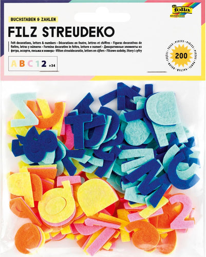 Felt Decoration Letters & Numbers