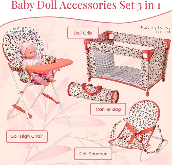 3-1 Play Set-Floral