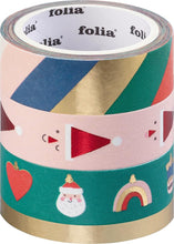 Washi-Tape 4er-Set Hotfoil Merry Jingling
