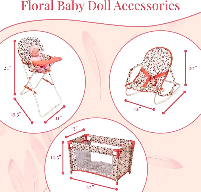 3-1 Play Set-Floral