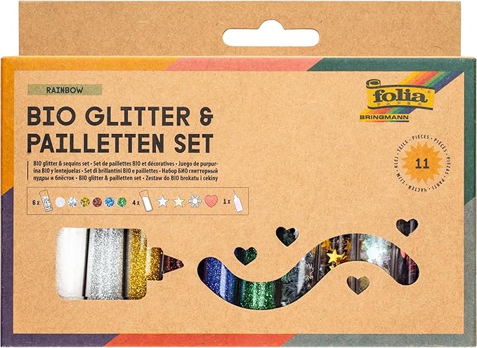 BIO glitter & sequins-set