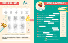 Bible infographics for kids activity book