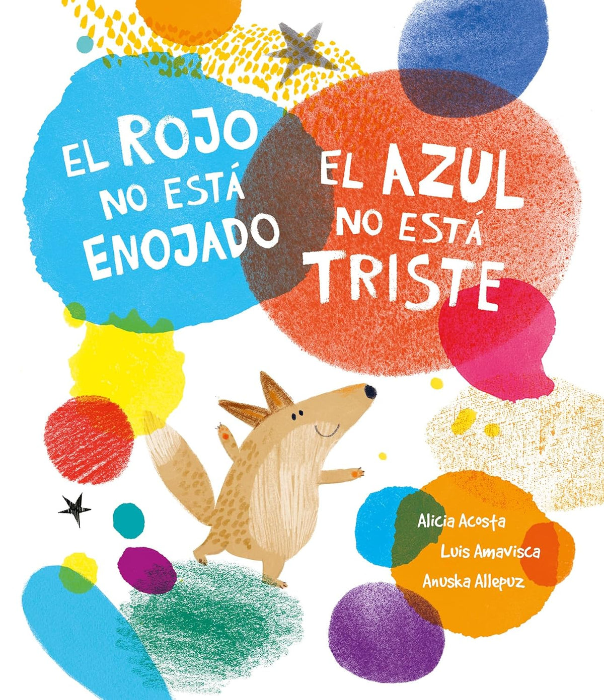 El rojo no está enojado y el azul no está triste.