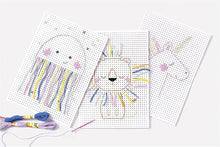 Embroidery boards White - Animals