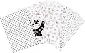 Embroidery boards White - Animals