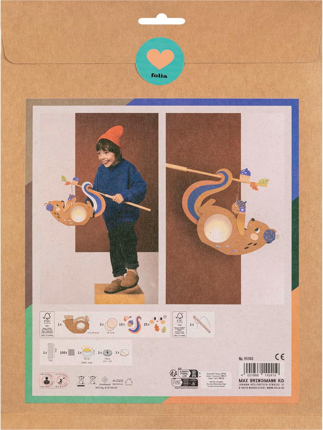 DIY Lantern Squirrel