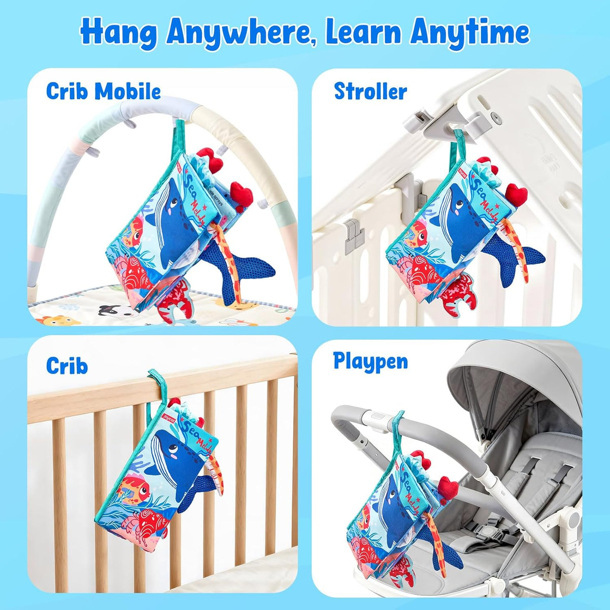 Joycat Sea Melody Cloth Book- Hand Carry