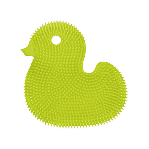 Silicone Bath Scrub  Duck Green