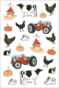 Farm Anatomy Sticker Book