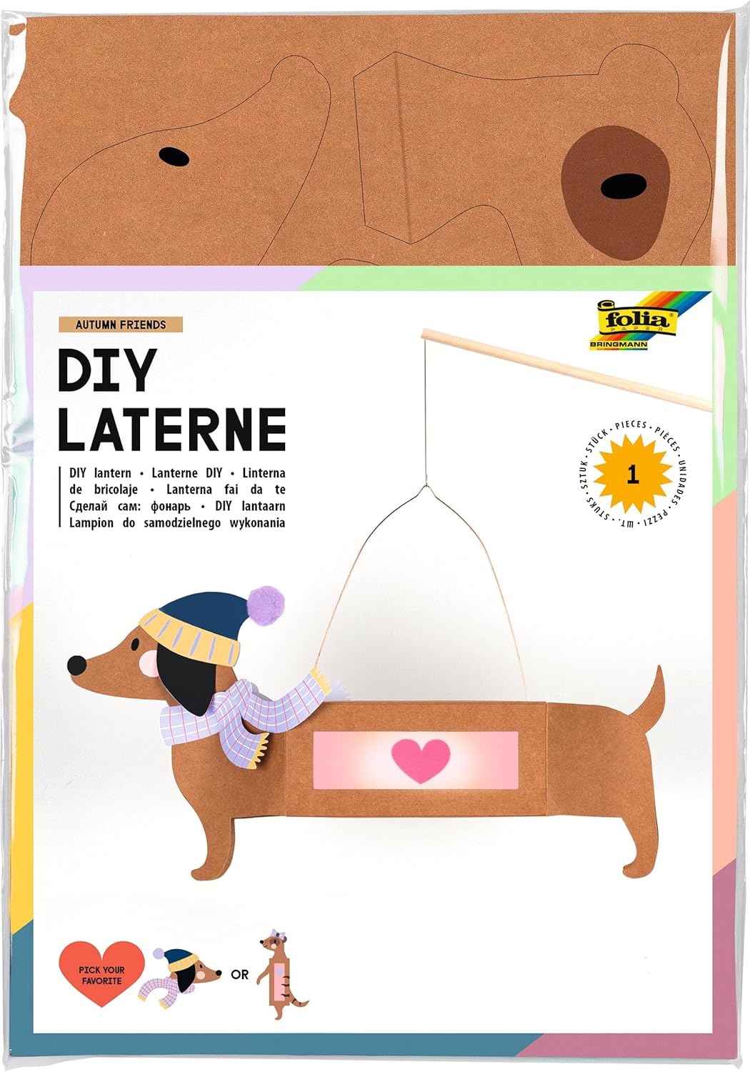 Lantern Craft Kit  Autumn Friends