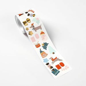 Sticker roll Winter