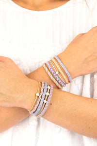 Kumihimo Bracelets Kit Pastel Rainbow