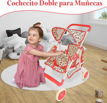 My First Doll Twin Stroller Floral