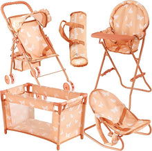 Doll Stroller Set of 4 Doll Stroller