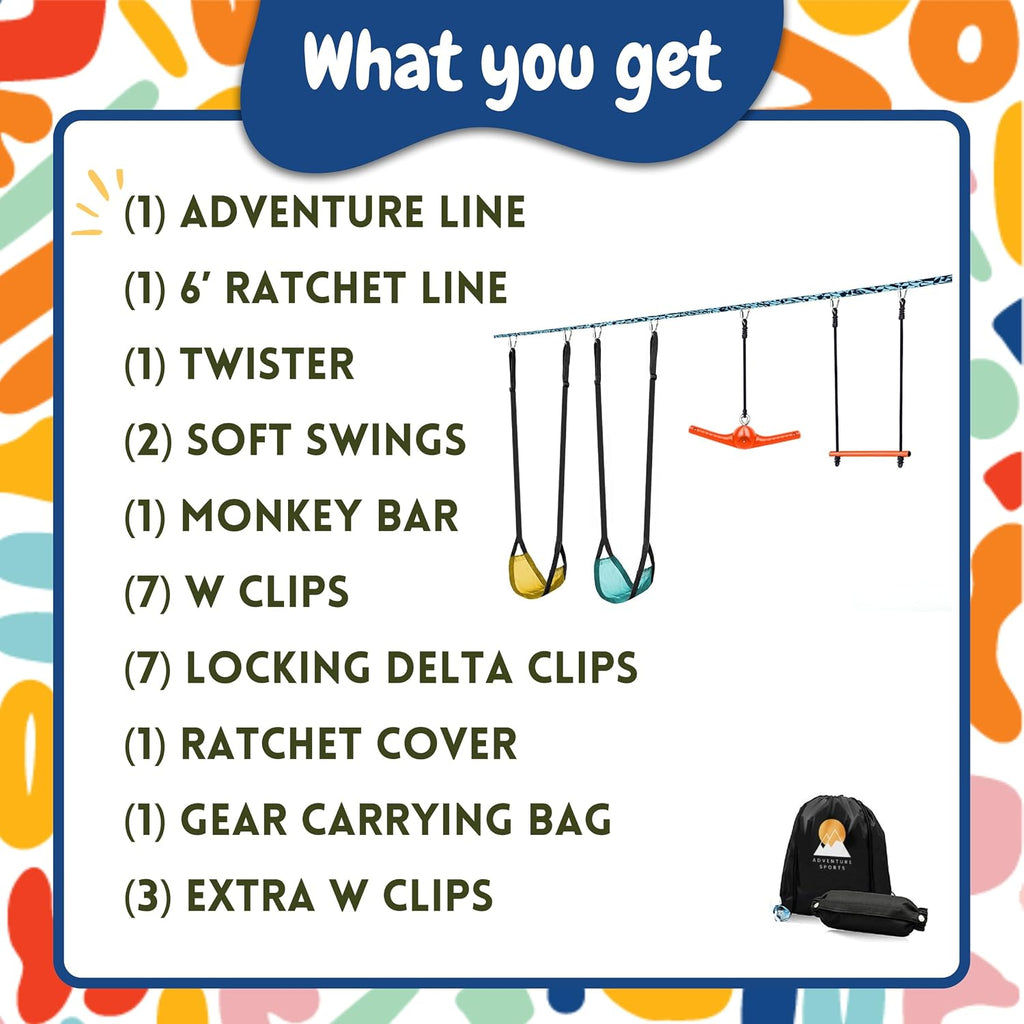 Adventure Line- Swing(2 Diseños)