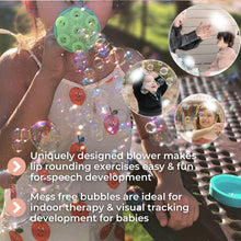 Spike Sensory Bubble Play Skin Happy Botanical Bubbles & Blower