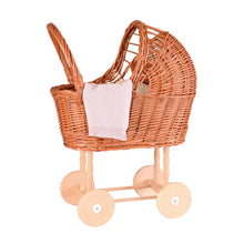 Wicker Doll Pram