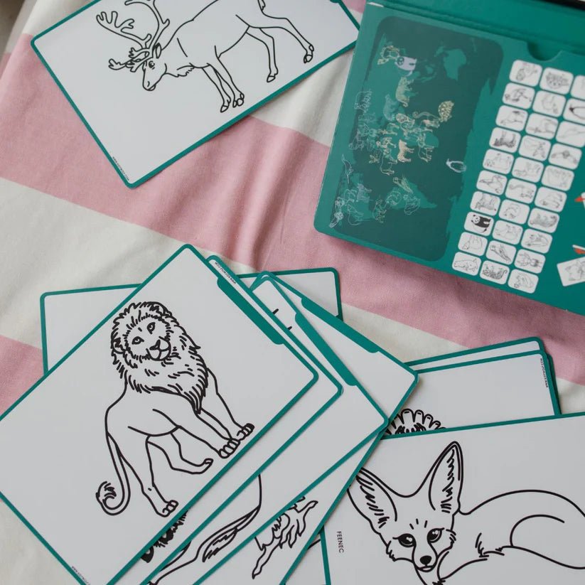 Mini Drawing Tablet  Animals Around The World