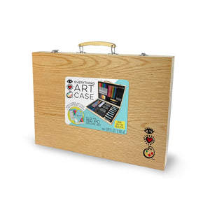 Wooden Artist Case Deluxe Set