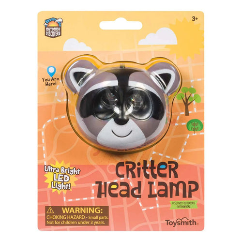 Critter Head Lamp Raccoon