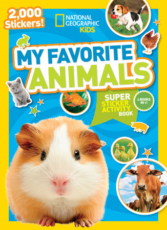 My Favorite Animals Super Sticker Activity Book