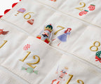 Nutcracker  Embroidered  Hanging  Advent  Calendar