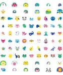 Large Nail stickers - Animals