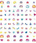 Large Nail stickers - Princess