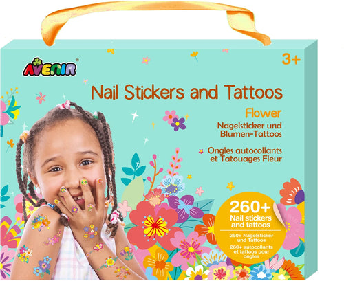 Nail Stickers and Tattoos - Flower