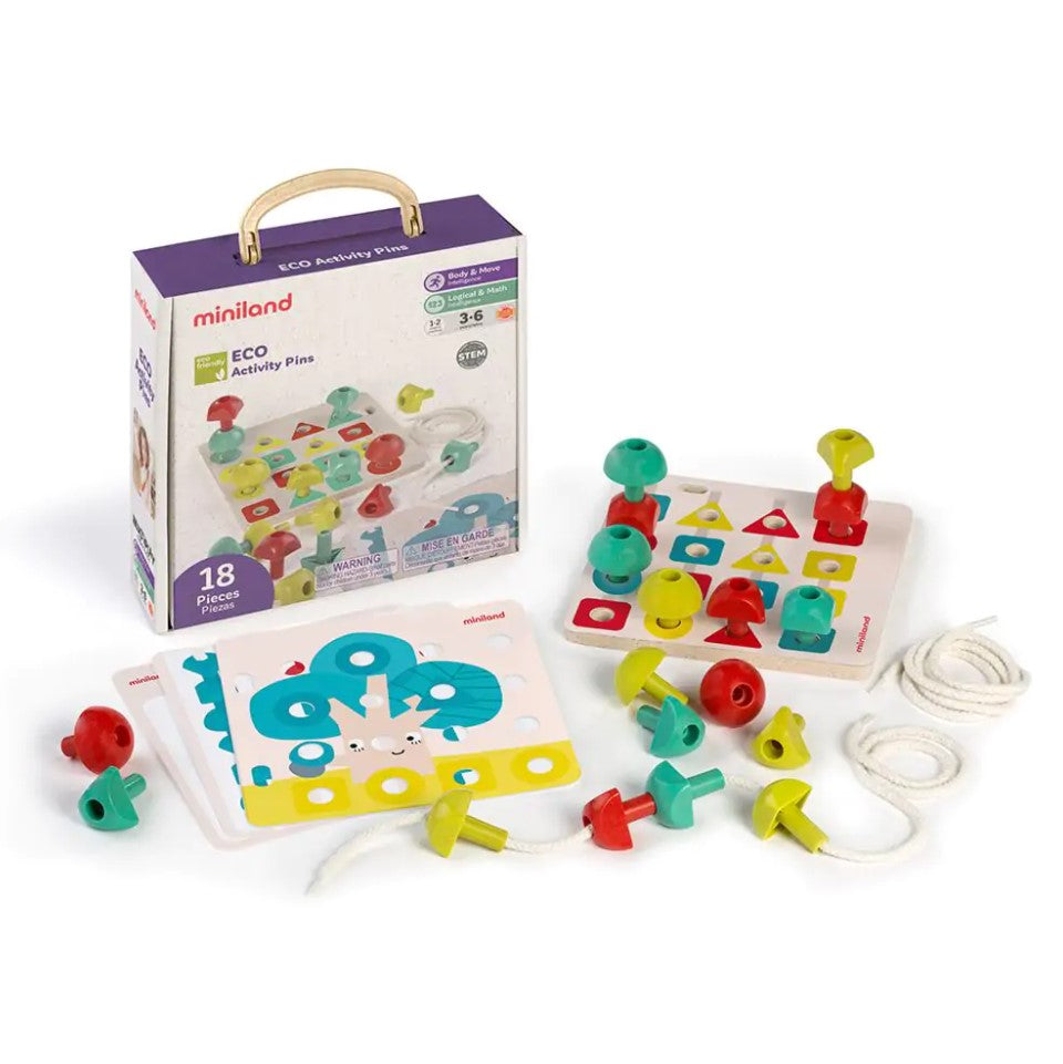 Juego matemático ECO Activity Pins