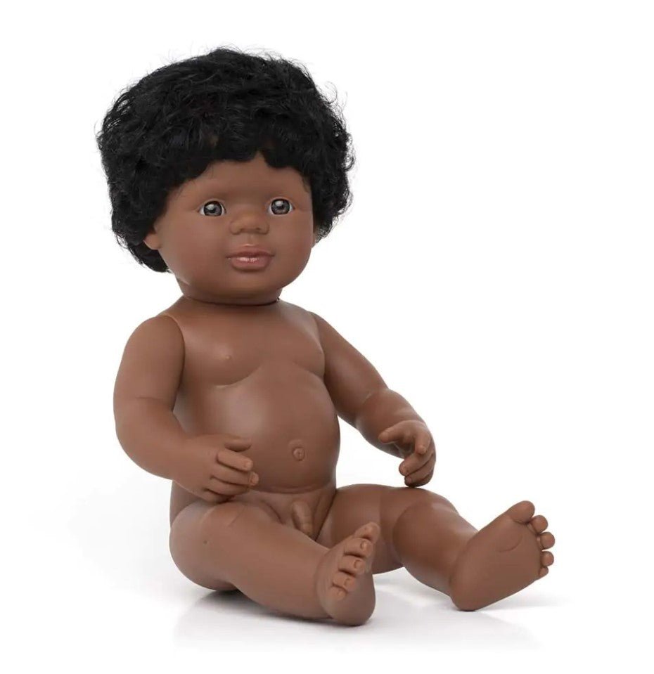 Muñeco afroamericano 38 cm