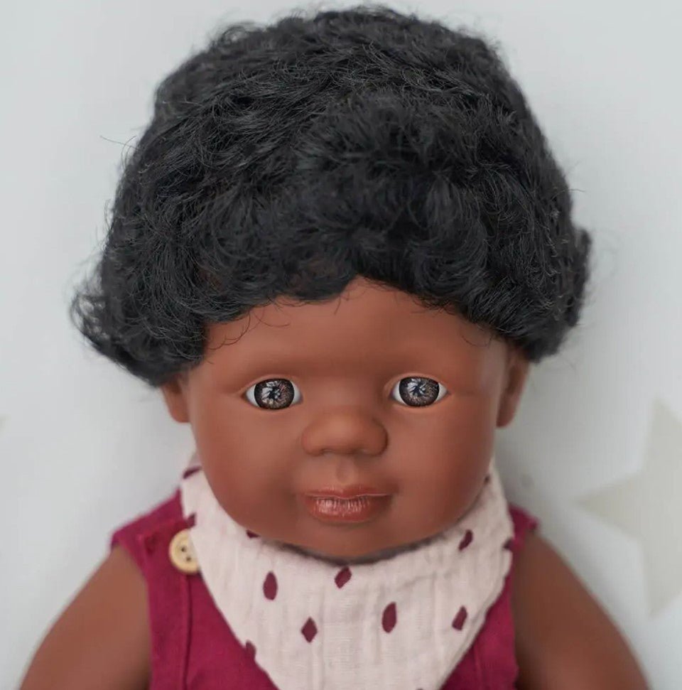 Muñeco afroamericano 38 cm