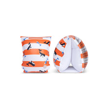 Arm Bands - Red/White - Ocean Stripes - 2/6 Years